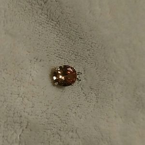 8+ ct orange sapphire pendant